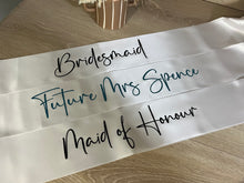 Load image into Gallery viewer, Personalised Premium Satin Ribbon Hens Sash