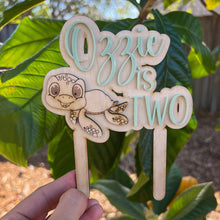 Load image into Gallery viewer, Turtle Cake Topper