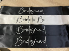 Load image into Gallery viewer, Personalised Premium Satin Ribbon Hens Sash