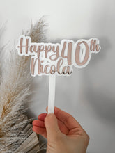 Load image into Gallery viewer, Custom Cake Topper
