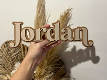 Load image into Gallery viewer, Double Layered Acrylic Name Wall Plaque