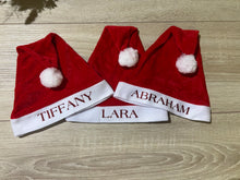 Load image into Gallery viewer, Personalised Santa Hats