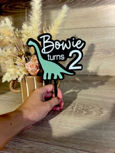 Load image into Gallery viewer, Dino Cake Topper