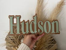 Load image into Gallery viewer, Double Layered Acrylic Name Wall Plaque