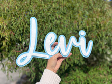 Load image into Gallery viewer, Double Layered Acrylic Name Wall Plaque