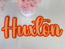 Load image into Gallery viewer, Double Layered Acrylic Name Wall Plaque