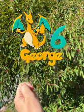 Load image into Gallery viewer, Charizard Pokemon Cake Topper
