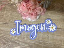 Load image into Gallery viewer, Double Layer Plaque 1 name with Decor