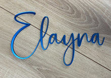 Load image into Gallery viewer, Acrylic Name Wall Script