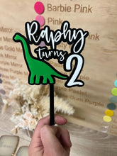 Load image into Gallery viewer, Dino Cake Topper