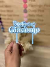 Load image into Gallery viewer, Christening Cake Topper