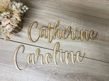 Load image into Gallery viewer, Wood Name Plaque Single Layer
