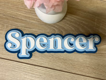 Load image into Gallery viewer, Triple Layered Acrylic Name Wall Plaque