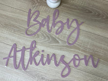 Load image into Gallery viewer, Acrylic Name Wall Script