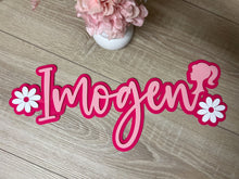 Load image into Gallery viewer, Double Layer Plaque 1 name with Decor