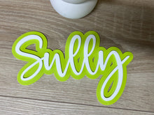 Load image into Gallery viewer, Double Layered Acrylic Name Wall Plaque