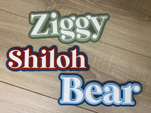 Load image into Gallery viewer, Triple Layered Acrylic Name Wall Plaque