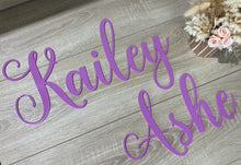 Load image into Gallery viewer, Acrylic Name Wall Script