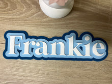 Load image into Gallery viewer, Triple Layered Acrylic Name Wall Plaque