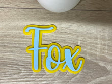 Load image into Gallery viewer, Double Layered Acrylic Name Wall Plaque