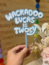 Load image into Gallery viewer, Bluey Wackadoo Cake Topper