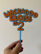 Load image into Gallery viewer, Bluey Wackadoo Cake Topper