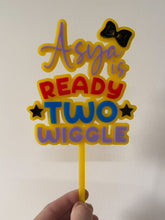 Load image into Gallery viewer, Custom Wiggles Theme Acrylic Cake topper