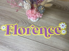 Load image into Gallery viewer, Double Layer Plaque 1 name with Decor