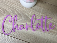 Load image into Gallery viewer, Acrylic Name Wall Script