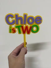 Load image into Gallery viewer, Wiggles Theme Acrylic Cake topper