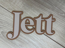Load image into Gallery viewer, Double Layered Acrylic Name Wall Plaque