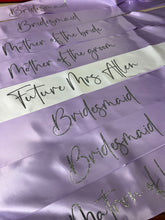Load image into Gallery viewer, Personalised Premium Satin Ribbon Hens Sash