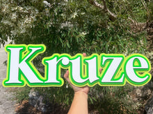 Load image into Gallery viewer, Triple Layered Acrylic Name Wall Plaque