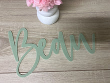 Load image into Gallery viewer, Acrylic Name Wall Script