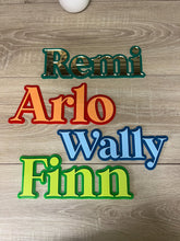 Load image into Gallery viewer, Double Layered Acrylic Name Wall Plaque