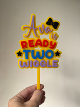 Load image into Gallery viewer, Custom Wiggles Theme Acrylic Cake topper