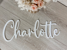 Load image into Gallery viewer, Acrylic Name Wall Script