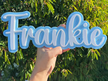 Load image into Gallery viewer, Double Layered Acrylic Name Wall Plaque