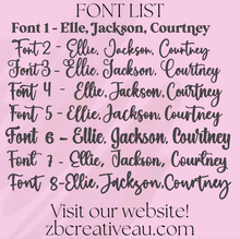 Load image into Gallery viewer, Double Layered Acrylic Name Wall Plaque