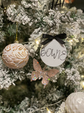 Load image into Gallery viewer, Acrylic White/Clear Ornament