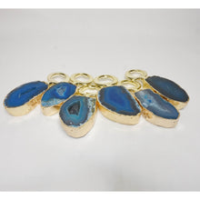 Load image into Gallery viewer, Quartz Semi Precious Blue Bottle Opener