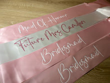 Load image into Gallery viewer, Personalised Premium Satin Ribbon Hens Sash
