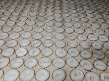 Load image into Gallery viewer, White Round Personalised Agate Resin Coaster