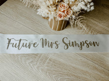 Load image into Gallery viewer, Personalised Premium Satin Ribbon Hens Sash