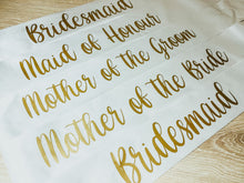 Load image into Gallery viewer, Personalised Premium Satin Ribbon Hens Sash