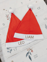 Load image into Gallery viewer, Personalised Santa Hats