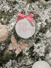 Load image into Gallery viewer, Acrylic White/Clear Ornament