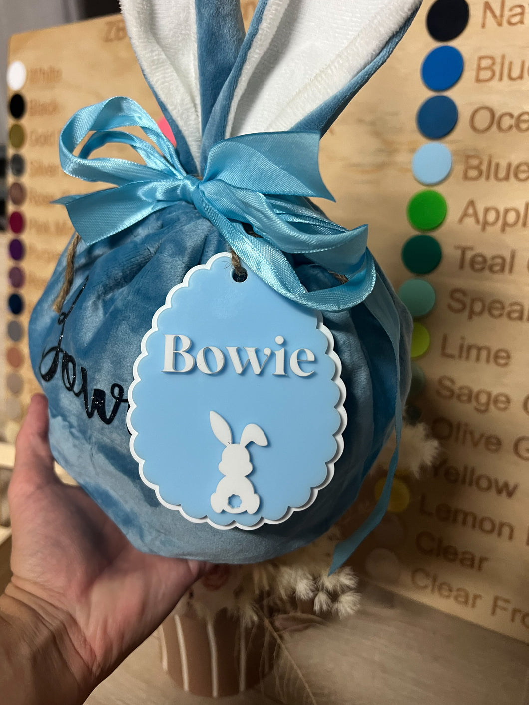 Easter Basket Acrylic Tag