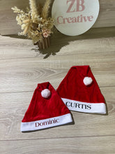 Load image into Gallery viewer, Personalised Santa Hats
