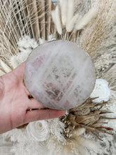 Load image into Gallery viewer, Quartz Round Semi Precious Stone Agate Coaster
